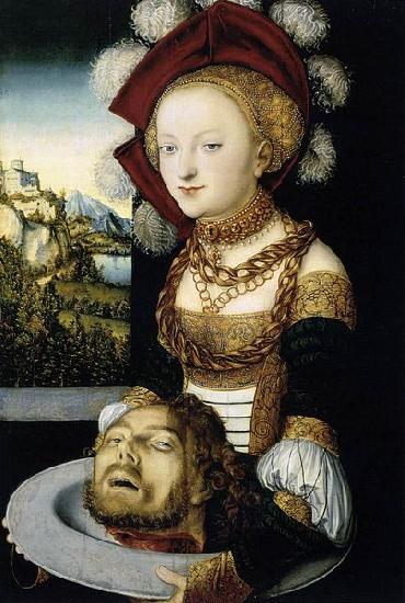 Lucas Cranach Salome oil painting image
